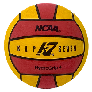 KAP7 Red/Yellow Hydrogrip Water Polo Ball - Size 4