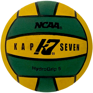 KAP7 Green/Yellow Hydrogrip Water Polo Ball - Size 5