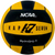 KAP7 Black/Yellow Hydrogrip Water Polo Ball - Size 5