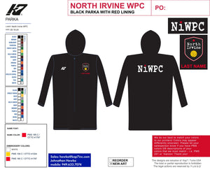 North Irvine WPC Team Store -  Adult Parka