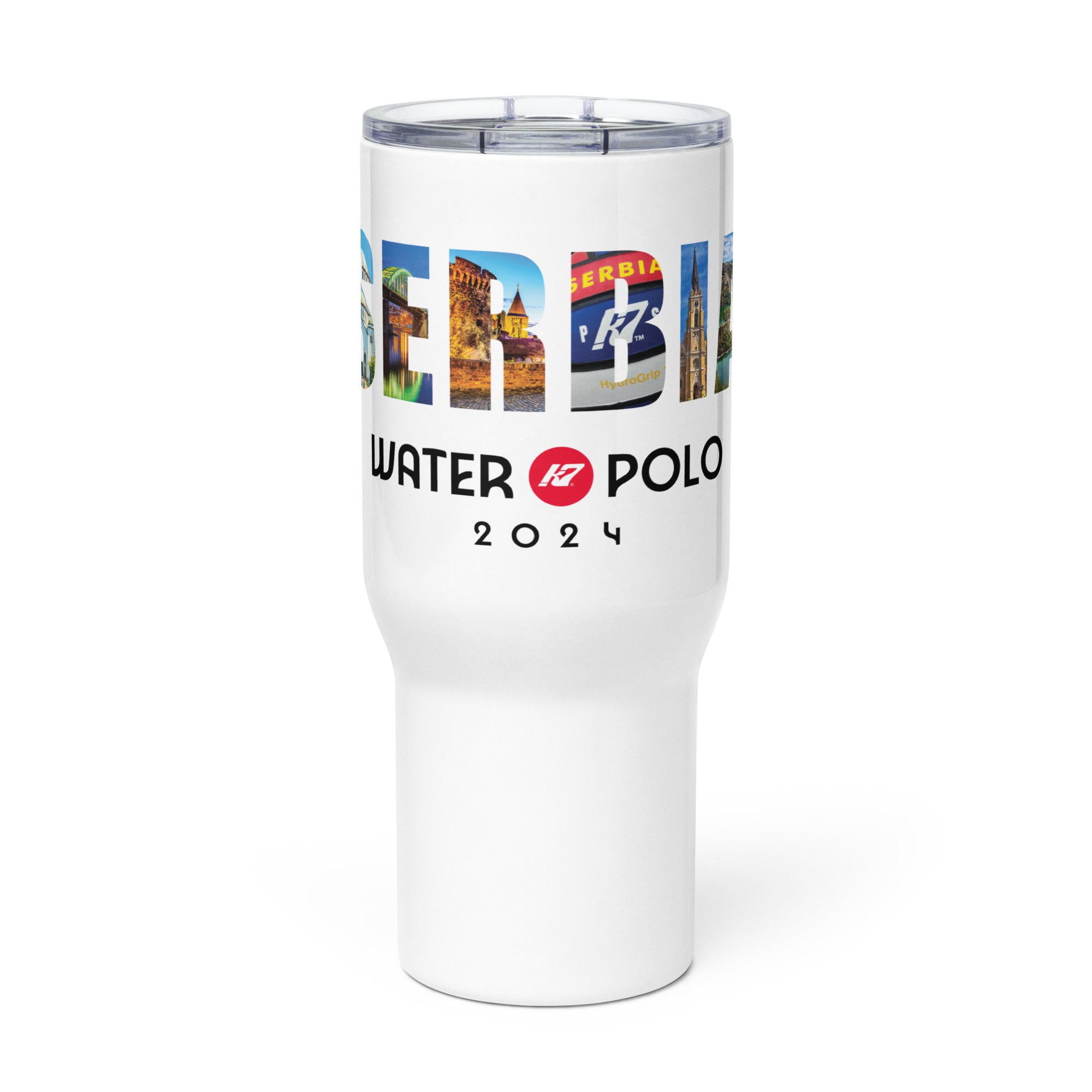 Serbia 24oz Travel Mug