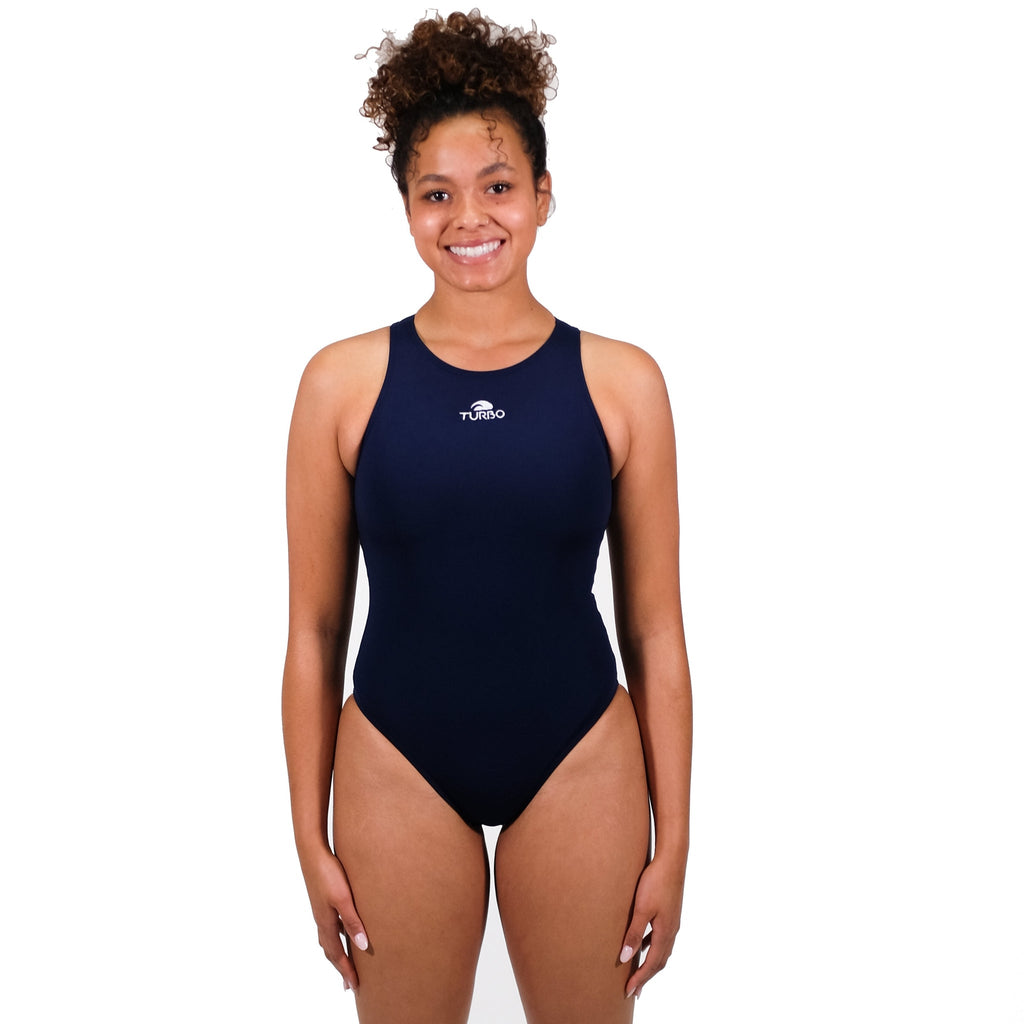 Navy TURBO Comfort Match Women's Water Polo Suit - KAP7