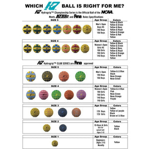 KAP7 Size 3 HydroGrip Water Polo Ball (12U Boys and 12U Girls): 12+ $25.95 Balls KAP7 International 