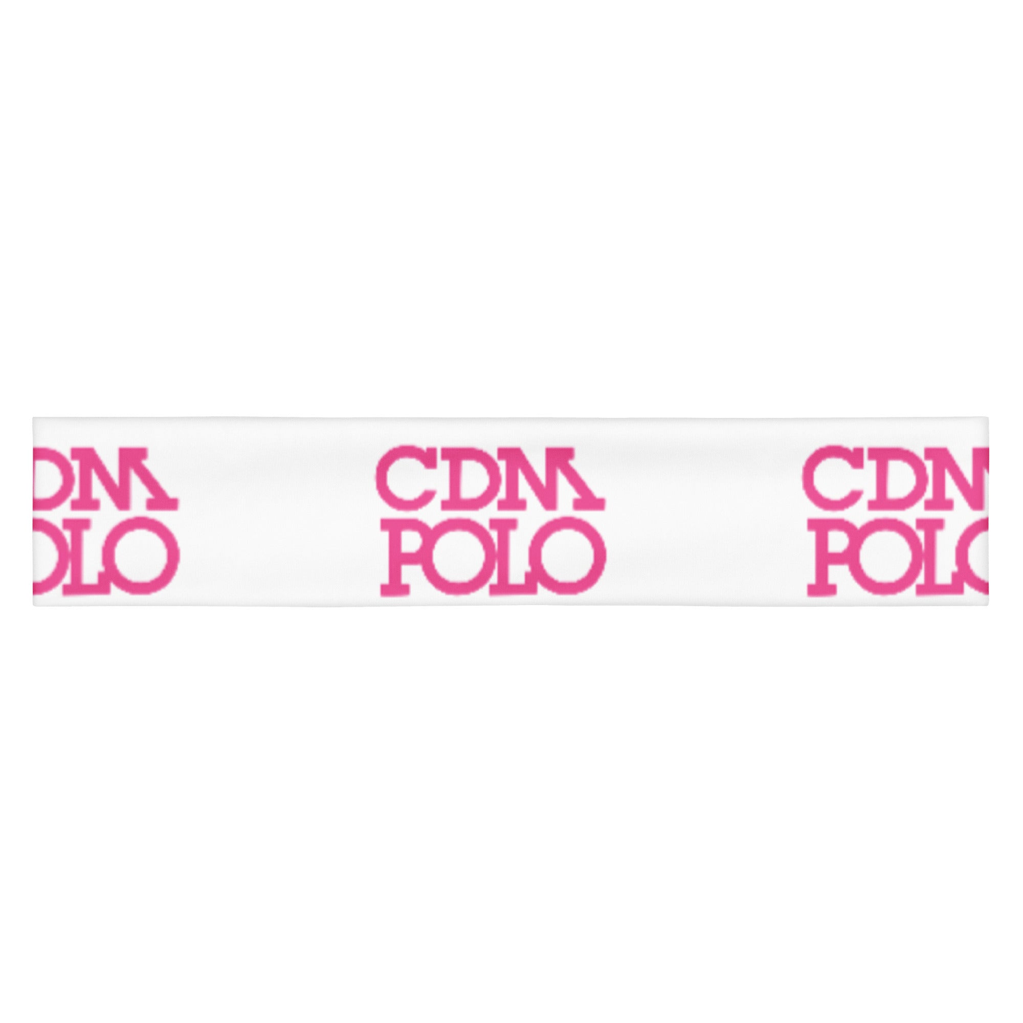 CDM Spirit Wear_ Headband White with Pink KAP7 International 