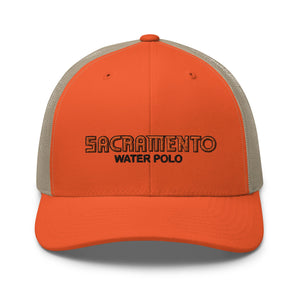 SAC Polo Mesh Hats Orange_White KAP7 International Rustic Orange/ Khaki 